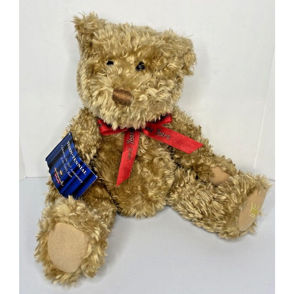 2002 Hallmark Teddy-Tennial Teddy Bear 100th Anniversary SKU U14